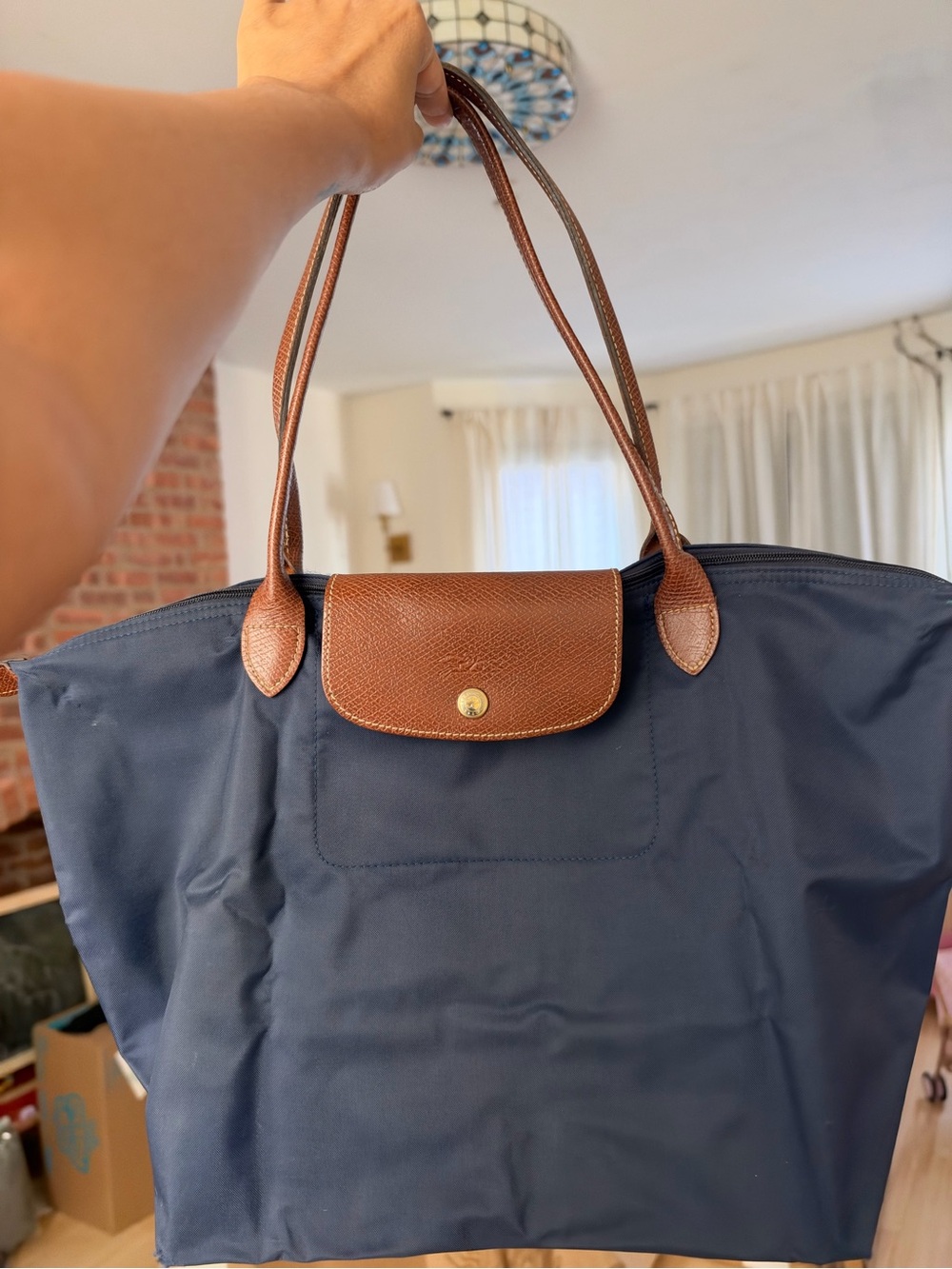 Longchamp Canvas Tote